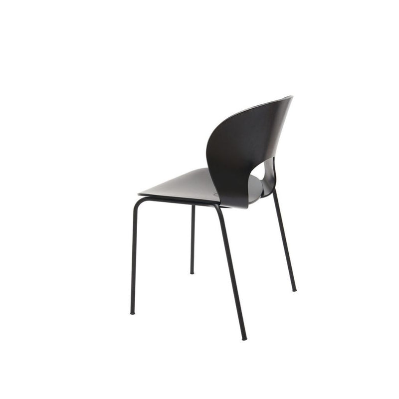 Magnus Olesen Ø Chair, Sort/Krom