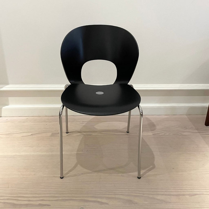 Magnus Olesen Ø Chair, Sort/Krom