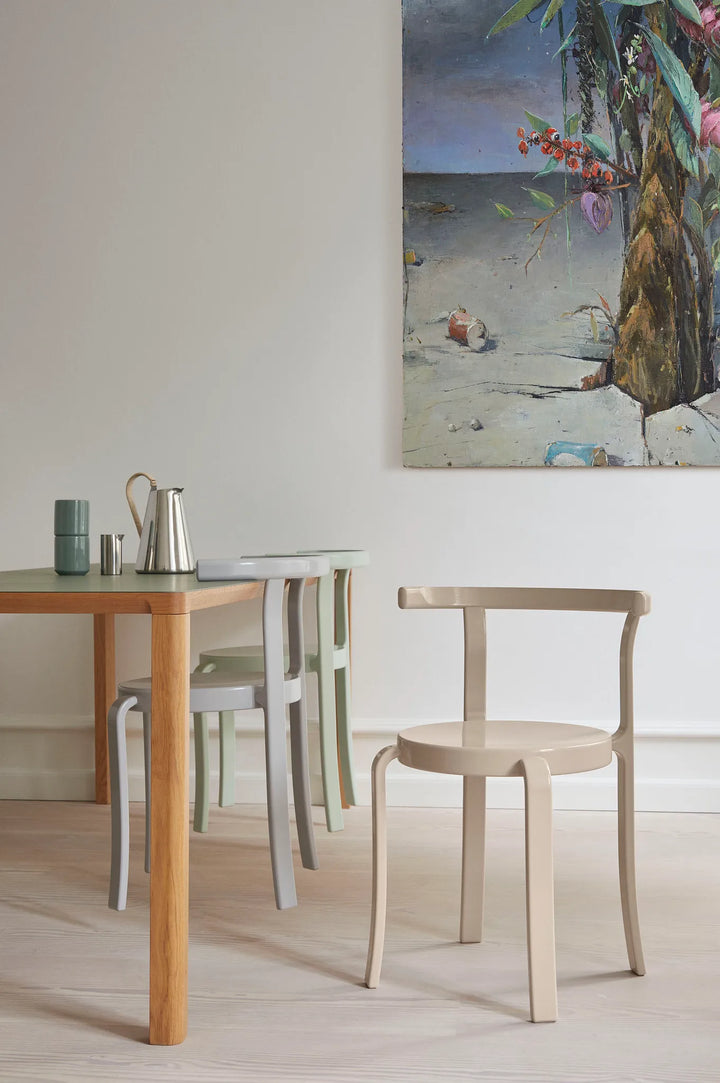Magnus Olesen 8000 Series Stol, Beige Hochglanz