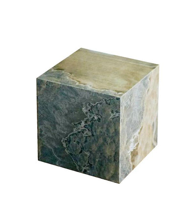 MarmoMarmo Cube Sidebord, Grey Onyx Marmor