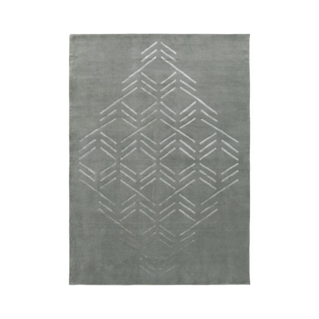 Linie Design Matches Gulvtæppe 140x200, Grå