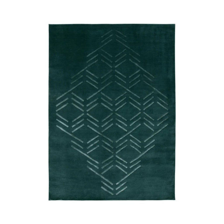 Linie Design Matches Gulvtæppe 140x200, Petrol