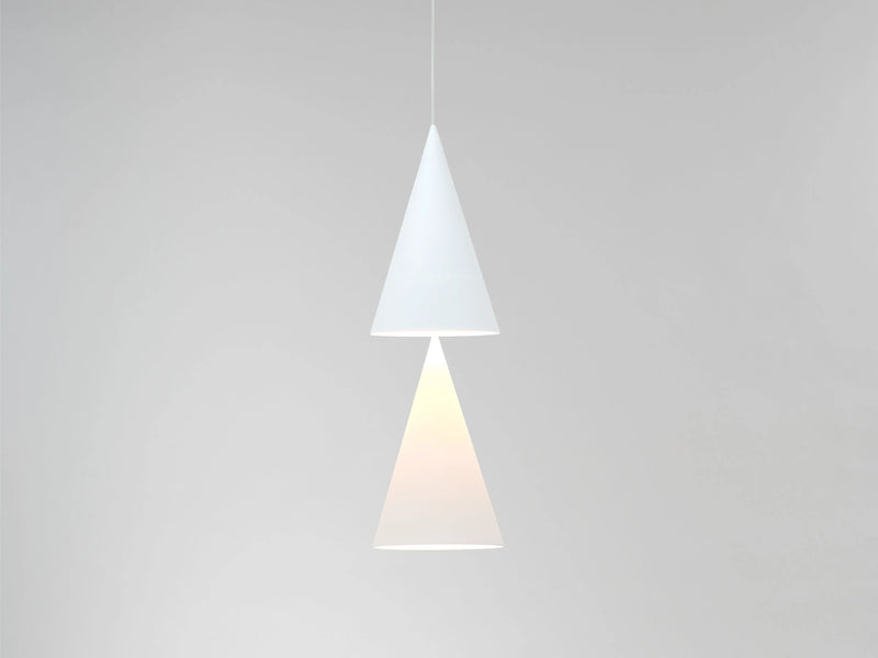 Michael Anastassiades Twin Peaks Down Pendel, Hvid