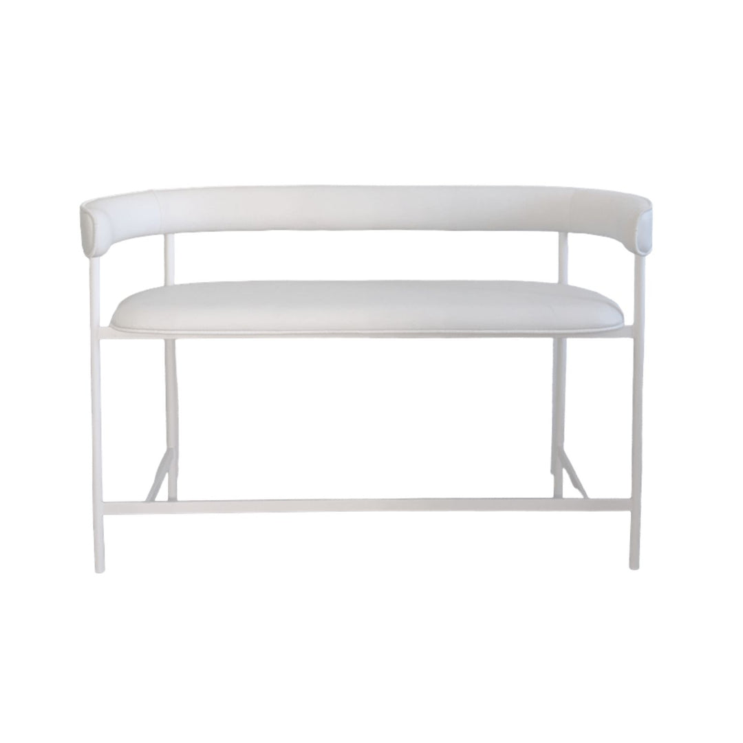 Møbel Copenhagen Font Bar Sofa H65 - Hvid Læder/Hvid