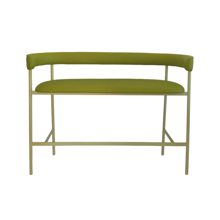 Møbel Copenhagen Font Bar Sofa H75 - Grøn Læder/Grøn