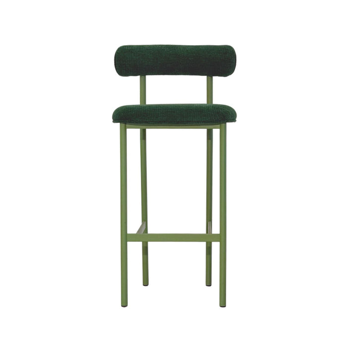 Møbel Copenhagen Font Barstol H75 - Grøn Fløjl/Grøn