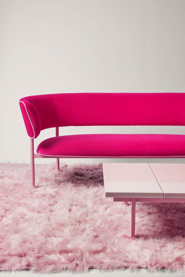 Møbel Copenhagen LILI Lounge Table Large Couchtisch - Schwarz lackierte Esche, Ø90cm