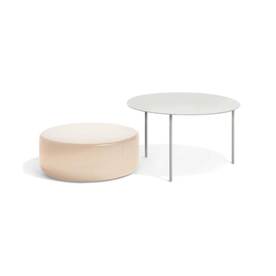 Møbel Copenhagen PAIR Table Large, Metal Sidebord - Light Ivory