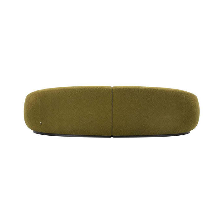 Wendelbo Montholon Curved 3 personers Sofa, Grøn (Baru col. 0950)