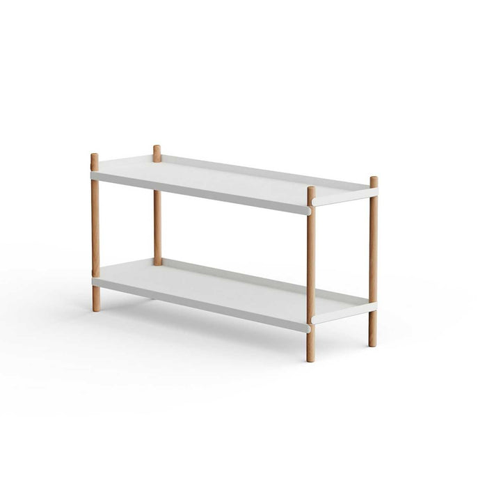NINE Bolt Shelves Reol 2 hylder, Grå/Eg