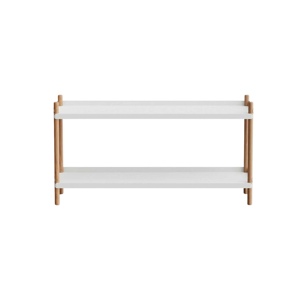 NINE Bolt Shelves Reol 2 hylder, Grå/Eg