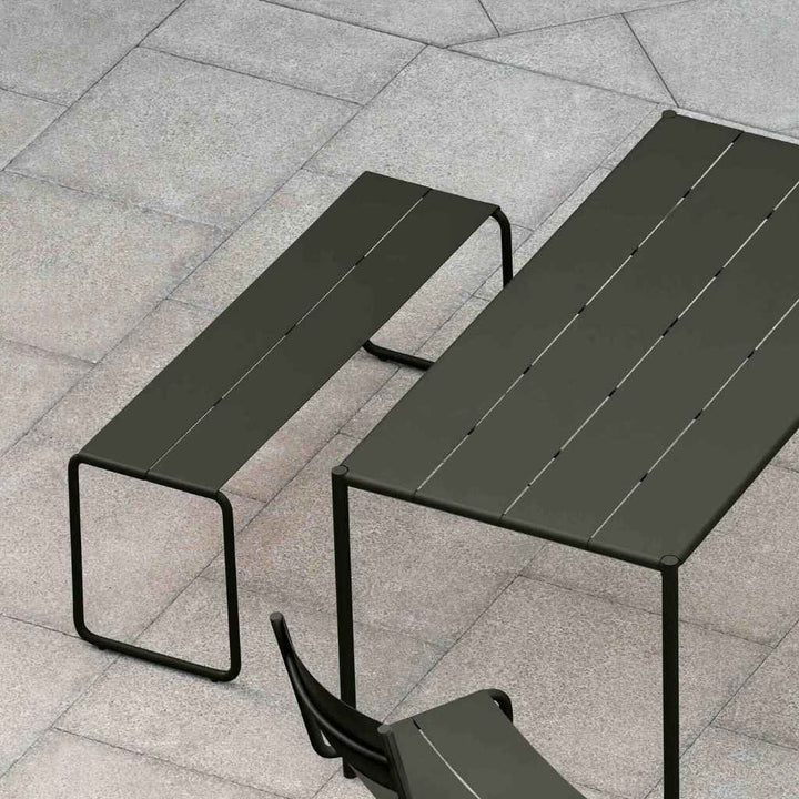 NINE Sine Havebænk, Dark Green