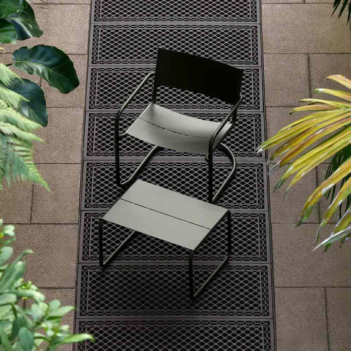 NINE Sine Ottoman Havebord, Dark Green