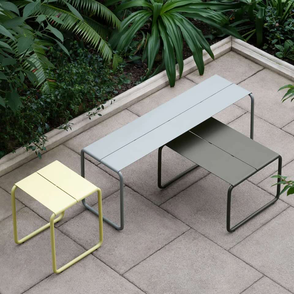 NINE Sine Ottoman Havebord, Dark Green
