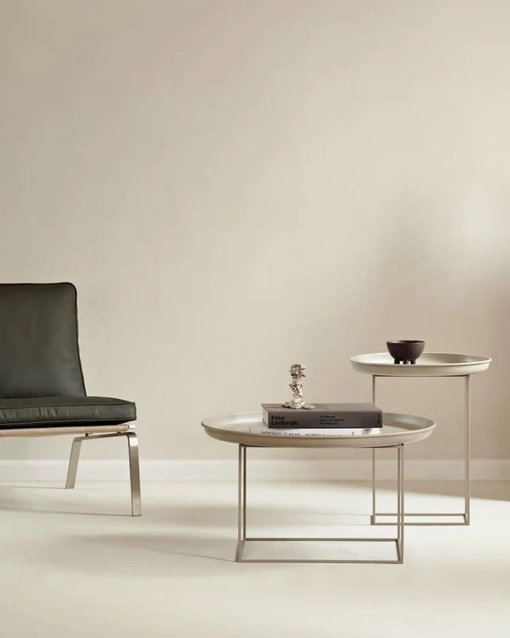 NORR11 Duke Sofabord Ø70, Antique White