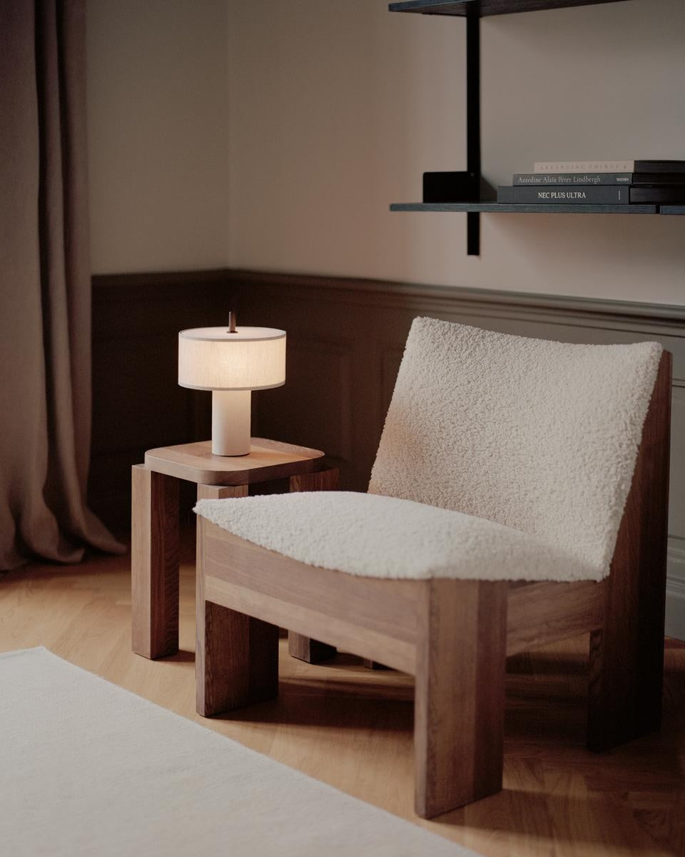 New Works Tenon Loungestol, Räuchereiche / Spacedust