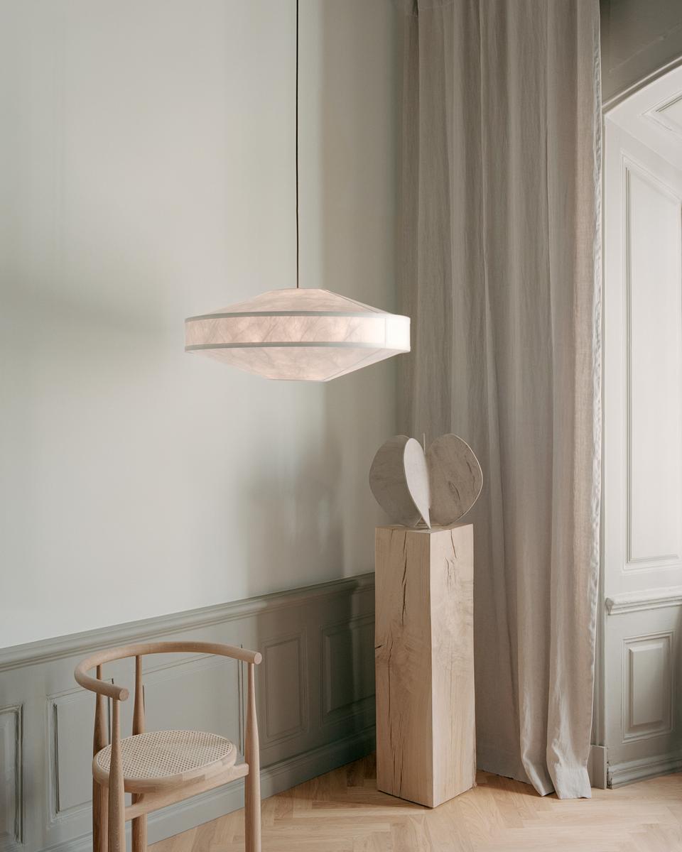 New Works Kite Pendel Ø75, Hvid