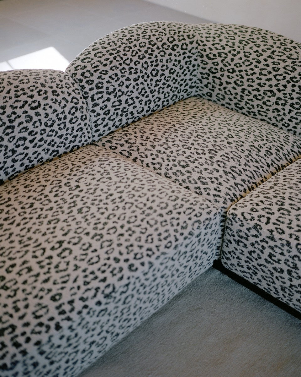 New Works Shore Center Sofa Module Plinth, Smoked Oak / Tablu 142