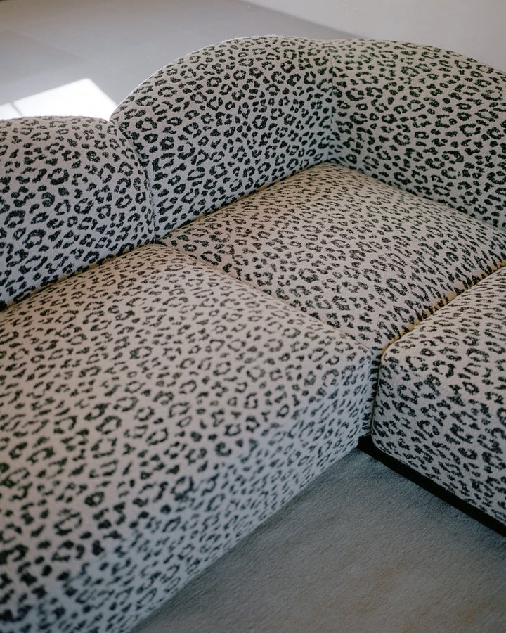 New Works Shore Center Sofa Module Plinth, Smoked Oak / Tablu 142