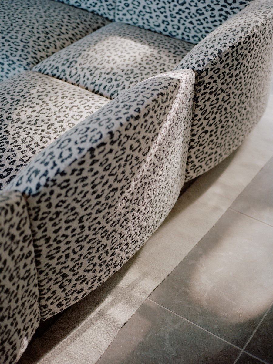 New Works Shore Center Sofa Module Plinth, Smoked Oak / Tablu 142