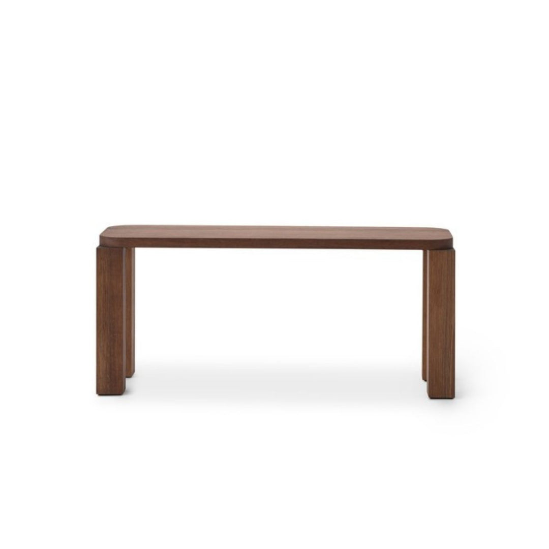 New Works Atlas Bench, Smoked Oak