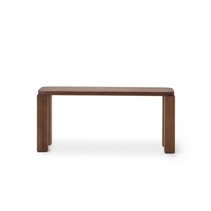 New Works Atlas Bench, Smoked Oak