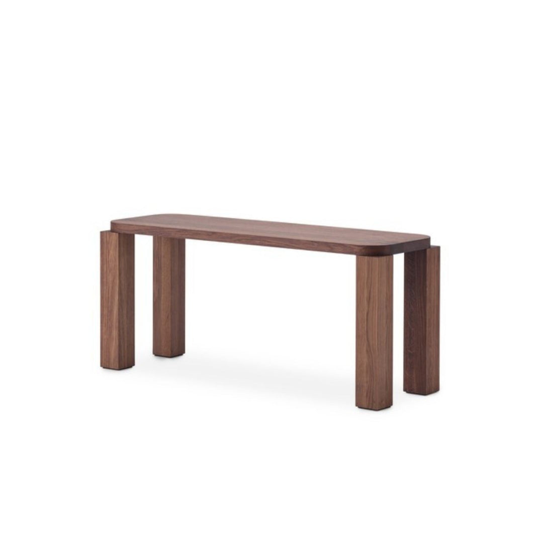 New Works Atlas Bench, Smoked Oak