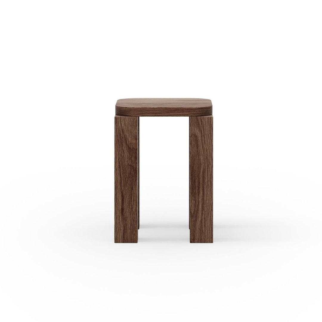 New Works Atlas Stool, Smoked Oak