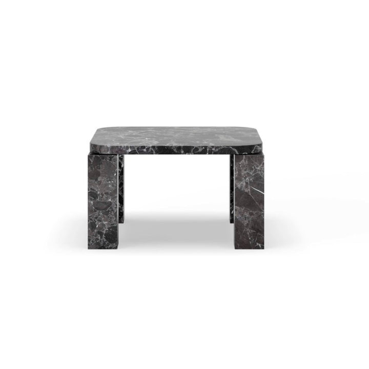 New Works Atlas Sofabord 60x60, Costa Black Marmor