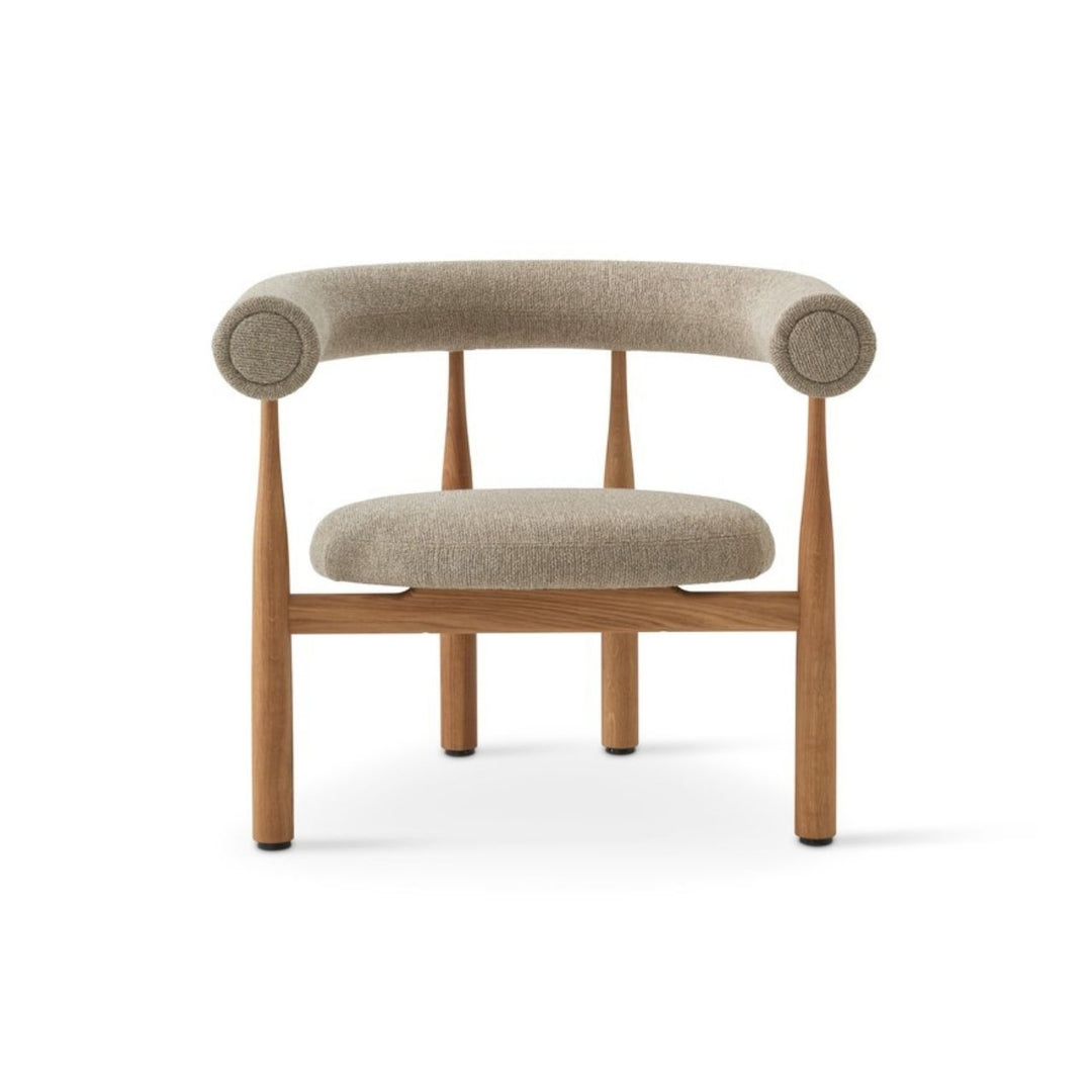 New Works Bukowski Loungestol, Eiche / Moss