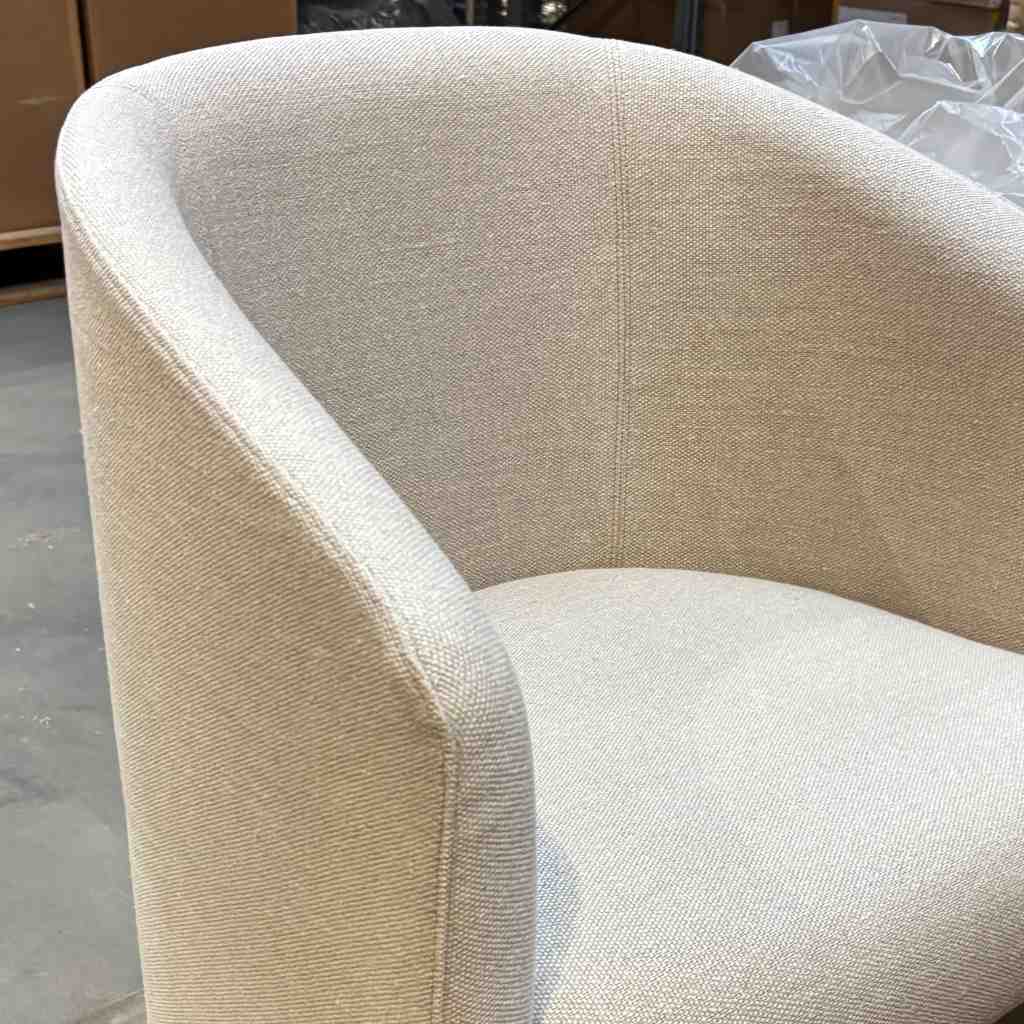 New Works Covent Club Chair Esszimmerstuhl, Taupe Recyclingwolle