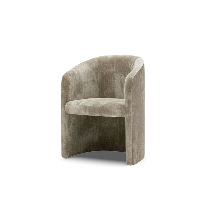 New Works Covent Club Chair Esszimmerstuhl, Taupe Recyclingwolle