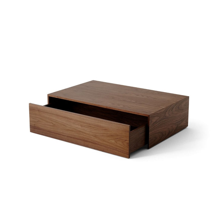 New Works Mass Coffee Table High w. drawer, Walnut