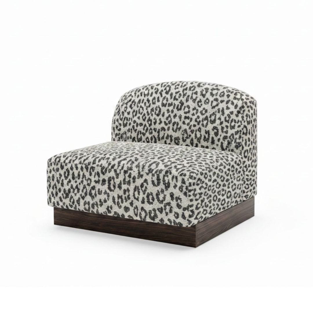 New Works Shore Center Sofa Module Plinth, Smoked Oak / Tablu 142