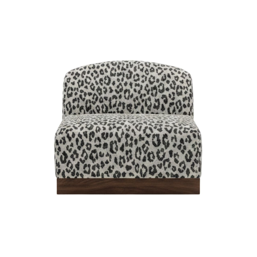 New Works Shore Center Sofa Module Plinth, Smoked Oak / Tablu 142