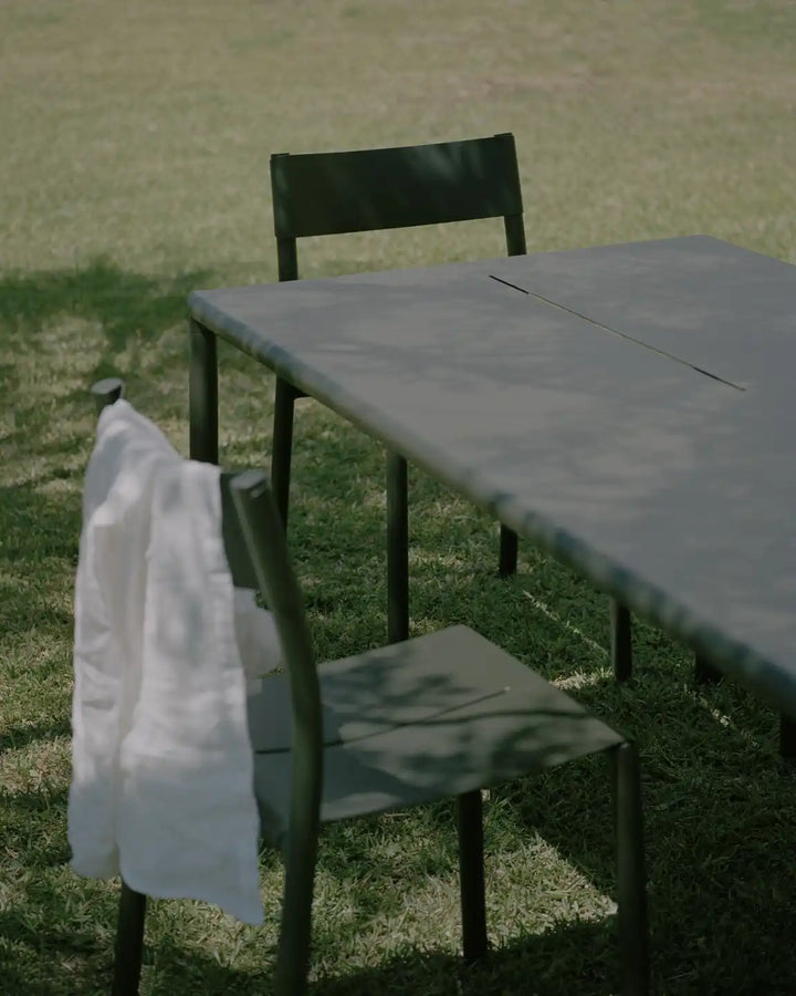 New Works May Tisch 170x85, Dunkelgrün