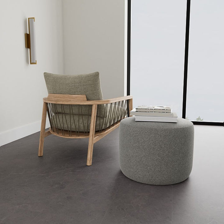 No. 9 Puf - Elliot Light Grey