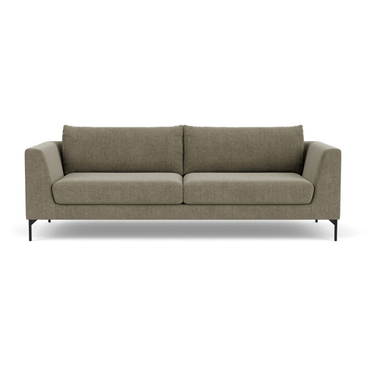 Noa 3 Personers Sofa - Free Sage, Black Metal