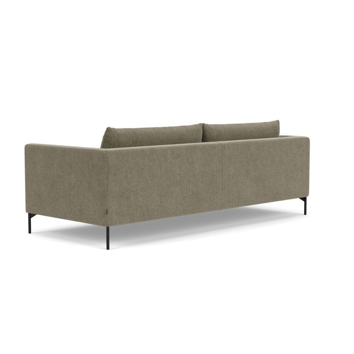 Noa 3 Personers Sofa - Free Sage, Black Metal