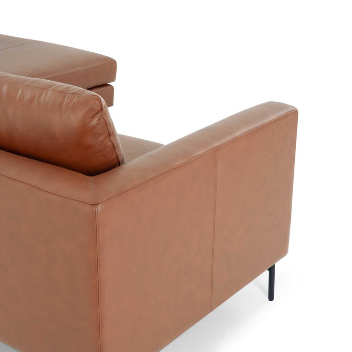 Noa Hjørnesofa Højre - Soffy Cognac