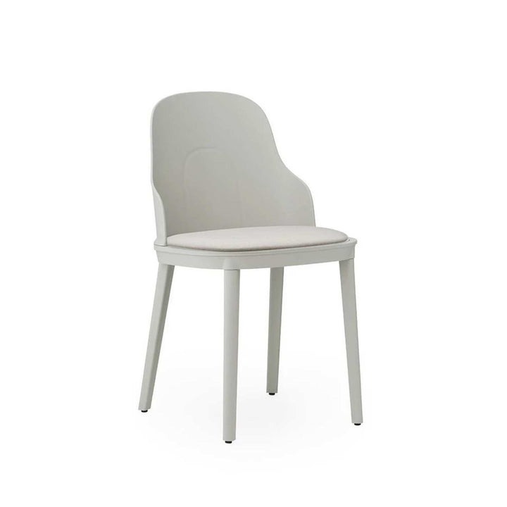 Normann Copenhagen Allez Garden chair Upholstered Canvas, Warm grey/Polypropylene