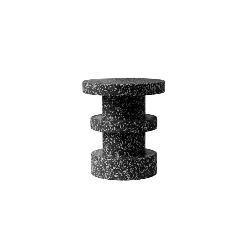 Normann Copenhagen Bit Skammel Stack, Sort/Hvid