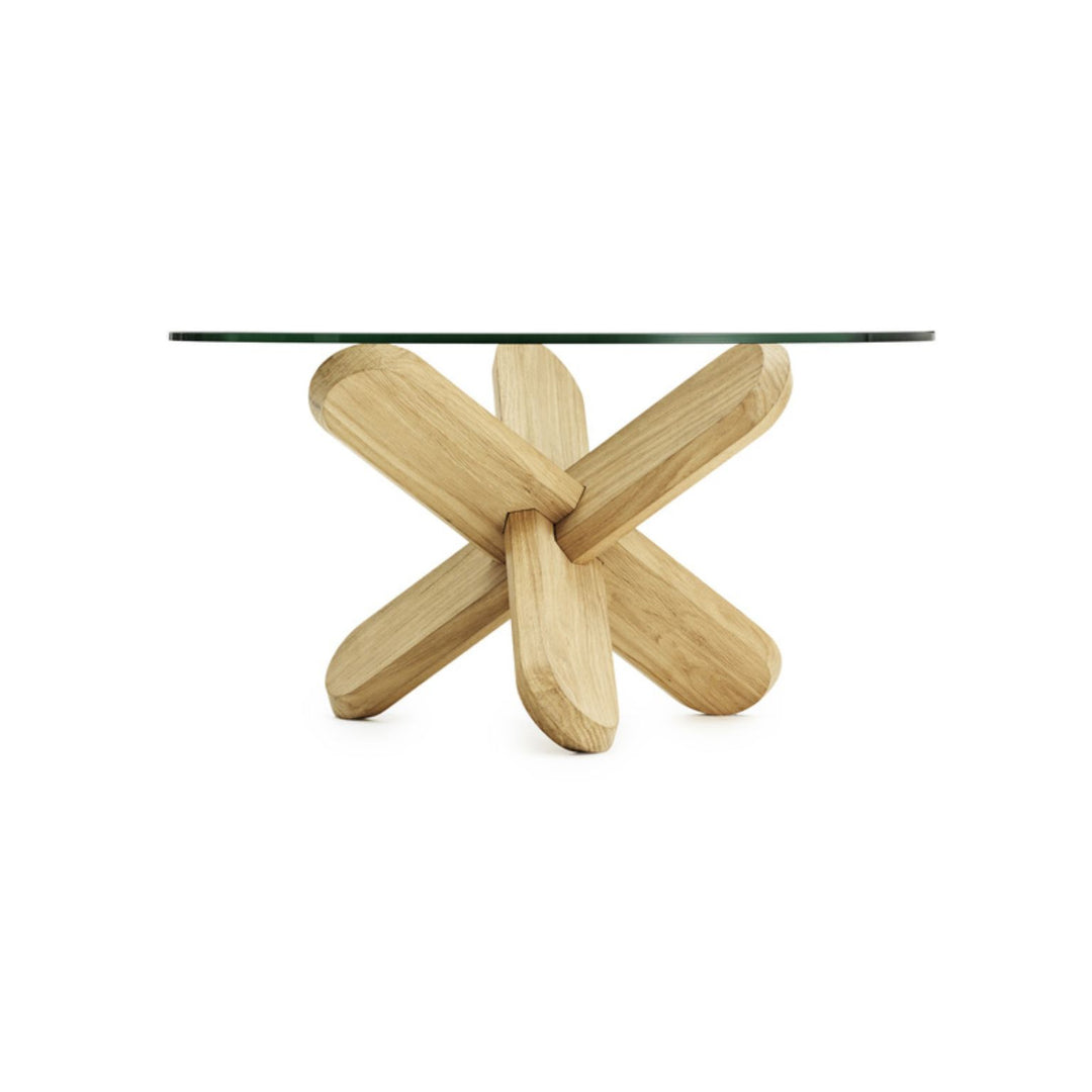 Normann Copenhagen Ding Sofabord, Glass/Oak