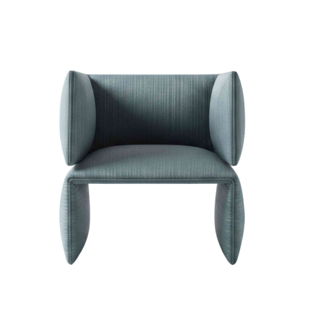 Normann Copenhagen Fold Lounge Chair, Grå/Blå