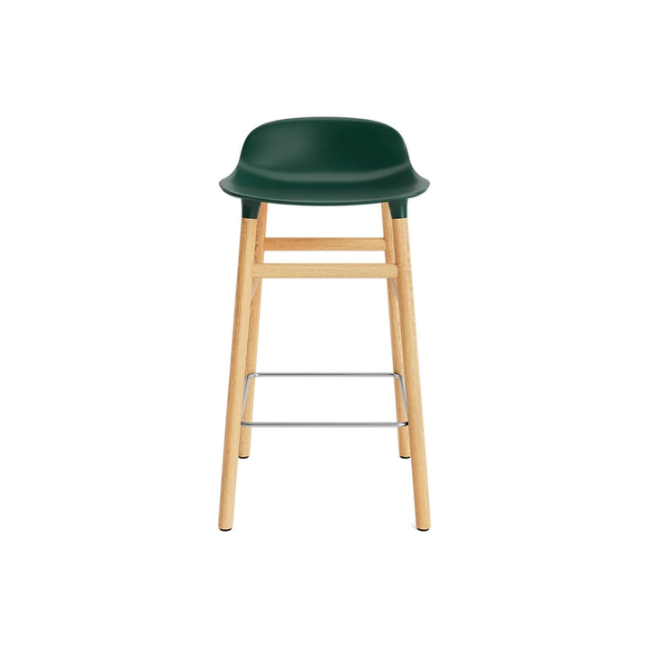Normann Copenhagen Form Barstol H65, Grøn / Eg