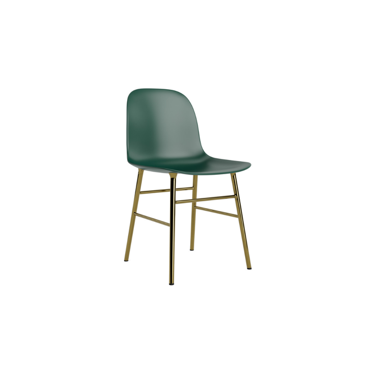 Normann Copenhagen Form Stol Brass, Grøn