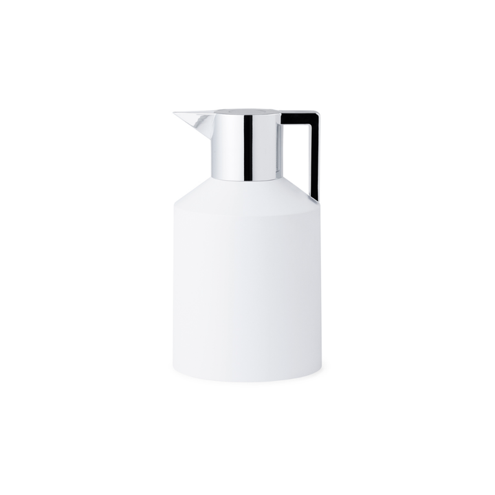 Normann Copenhagen Geo Termokande 1,5 L, Hvid/Sølv
