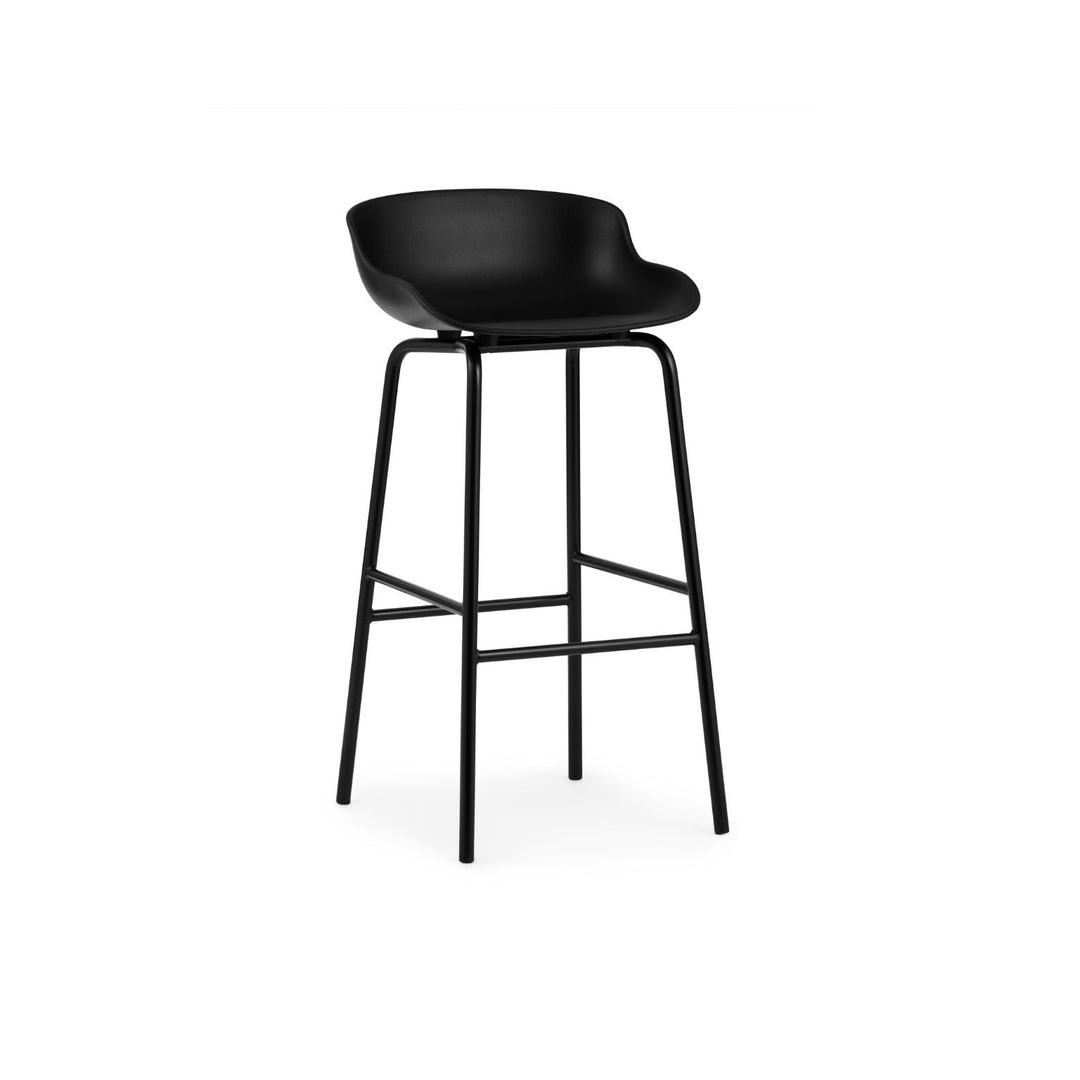 Normann Copenhagen Hyg Barstol H65, Sort / Stål
