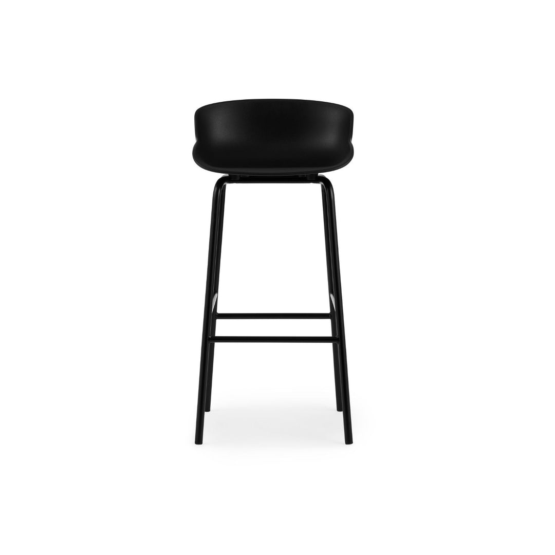 Normann Copenhagen Hyg Barstol H65, Sort / Stål