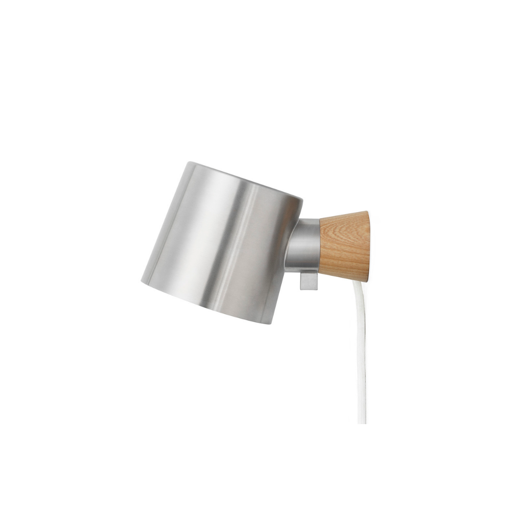 Normann Copenhagen Rise Væglampe, Rustfrit Stål